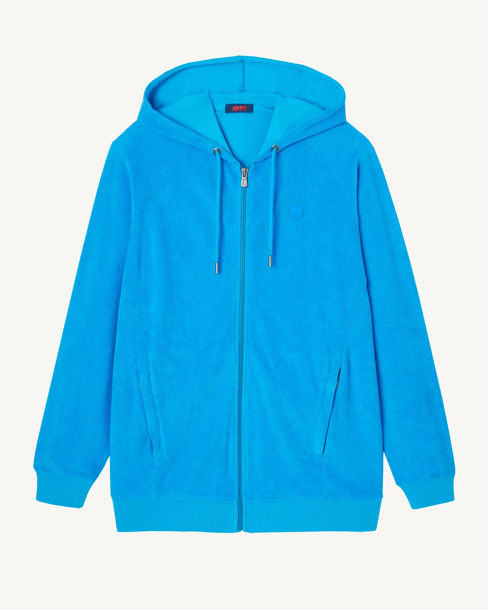 Veste zippée éponge à capuche Azur Nazare