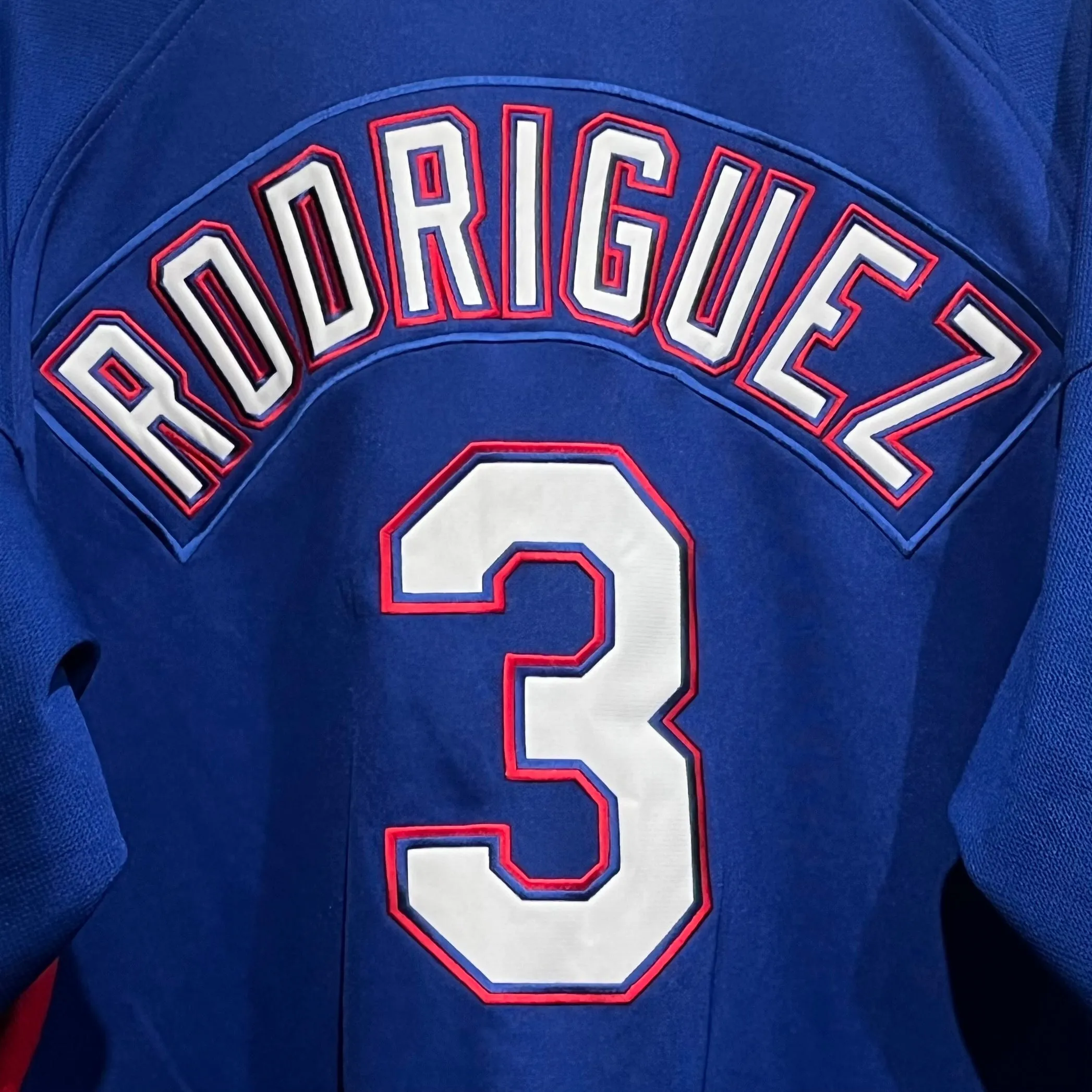 Vintage Alex Rodriguez Texas Rangers Jersey L