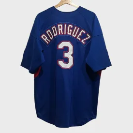 Vintage Alex Rodriguez Texas Rangers Jersey L