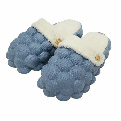 Warm Cotton Bubble Home Slides