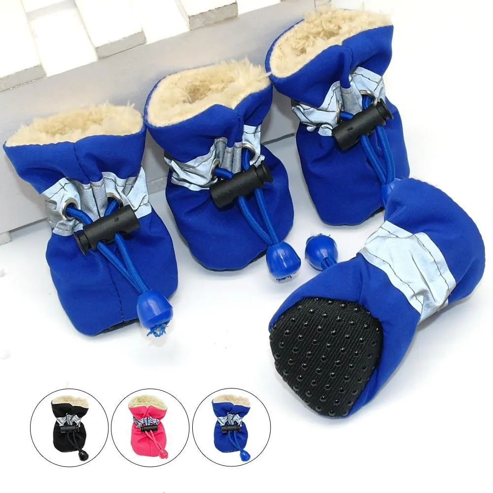 Waterproof Anti-slip Dog Shoes /Rain Snow Warm Boots Warm for Cats Dogs