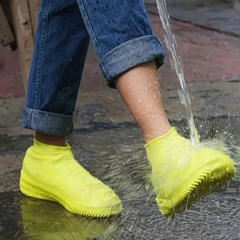 Waterproof Silicone Shoe Covers – Unisex Reusable Rain Protectors