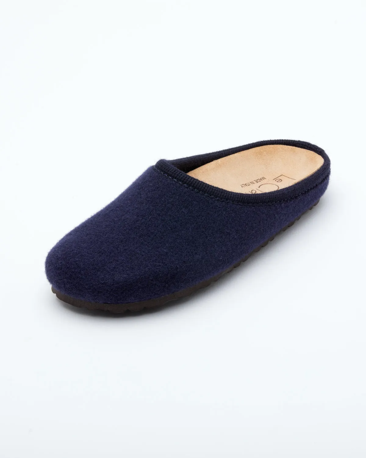 Women's Nebraska Wool Clogs Navy