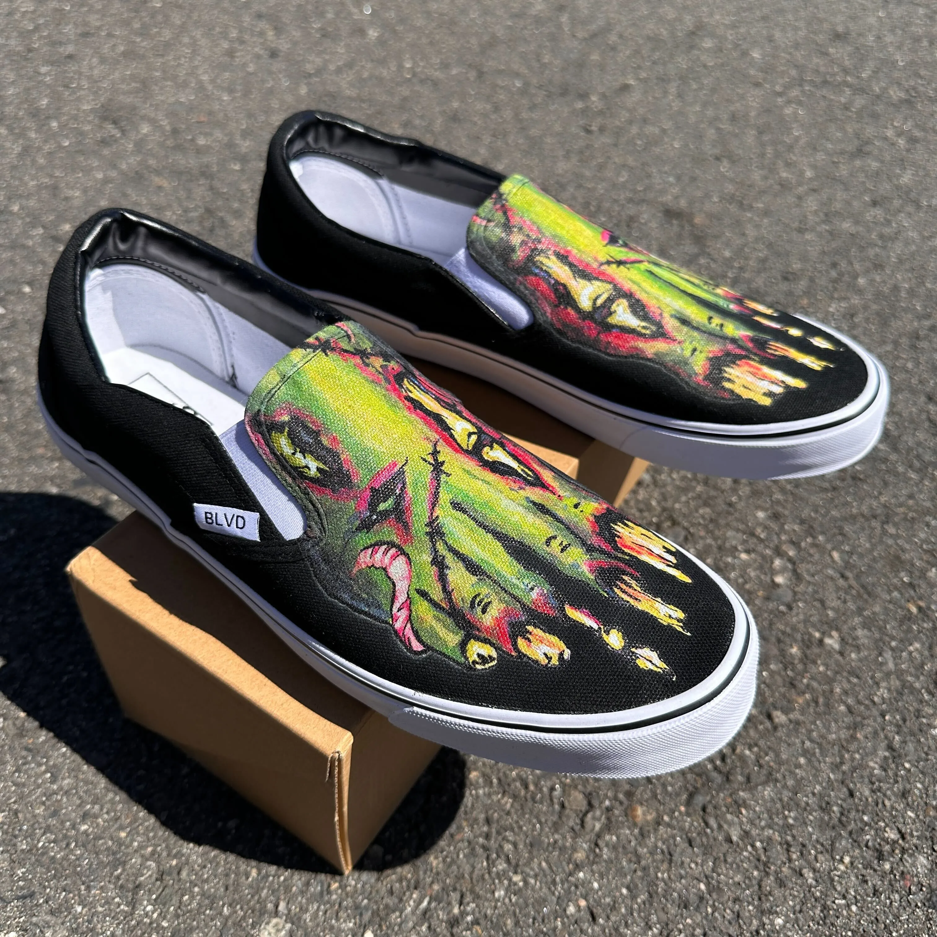 Zombie Feet - BLVD Custom Original Slip Ons