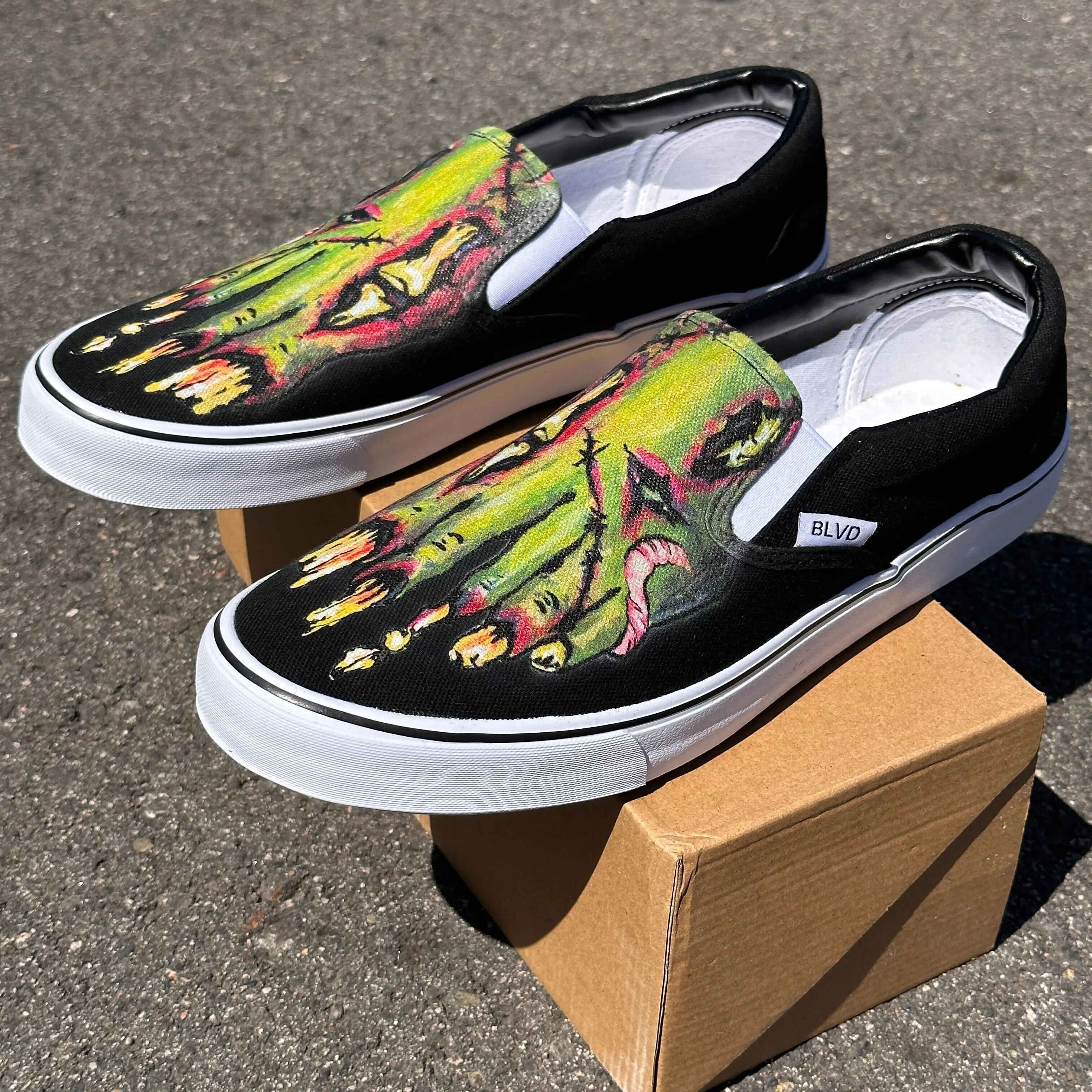 Zombie Feet - BLVD Custom Original Slip Ons